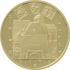 Zlatá mince hrad Zvíkov - běžná kvalita