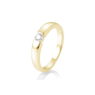 Zlatý prsten s briliantem 0,15ct W/SI