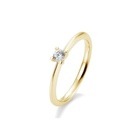 Zlatý prsten s diamantem 0,15ct