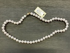 Šňůra mořské perly kultivované 6,5-7mm / zlatý uzávěr