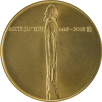 Zlatá mince 600. výročí upálení mistra Jana Husa - špičková kvalita   